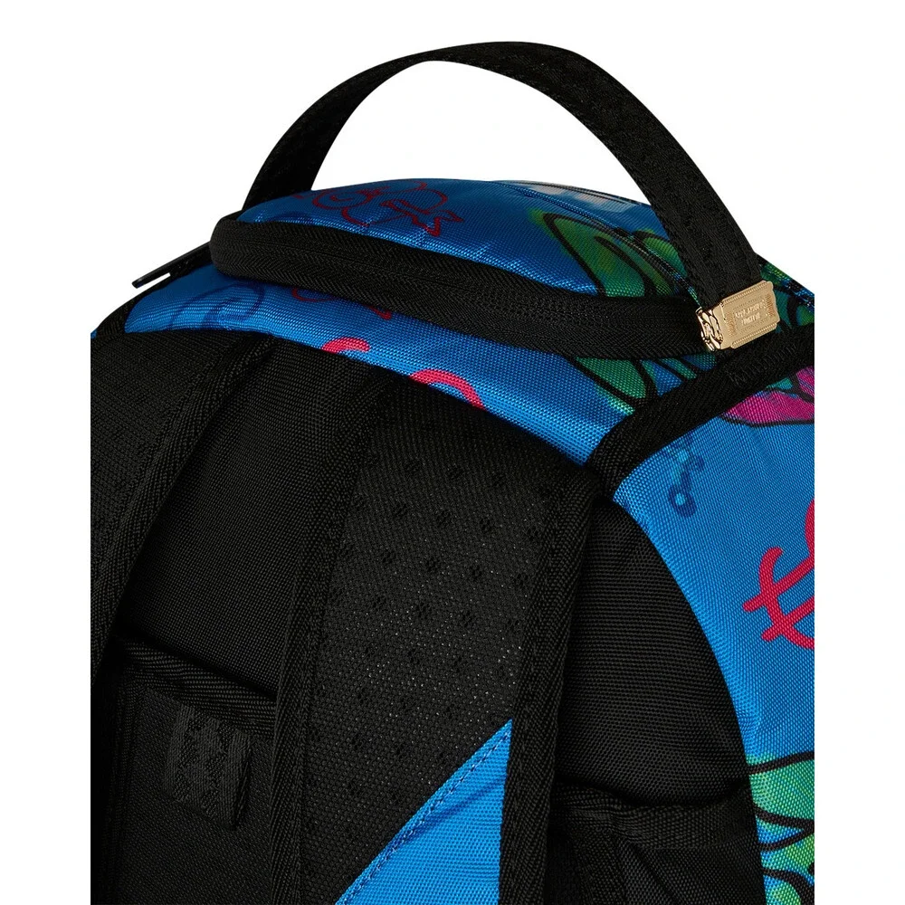 Sprayground Monopoly Grab & Go Go Go Backpack Unisex Blue Shoulder Strap SPR376